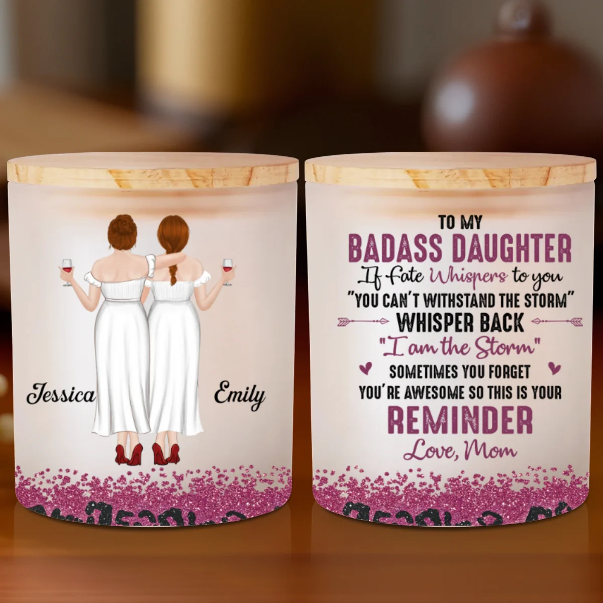 This Is Your Reminder - Personalized Custom Glass Jar With LED Candle - Image 7