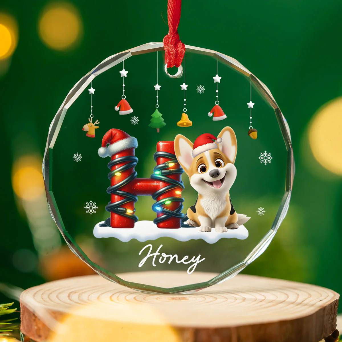 This Is Yours - Personalized Custom 3D Effect Glass Ornament - Image 3