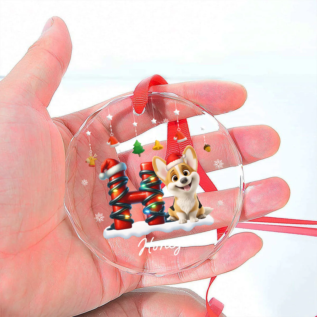 This Is Yours - Personalized Custom 3D Effect Glass Ornament - Image 5