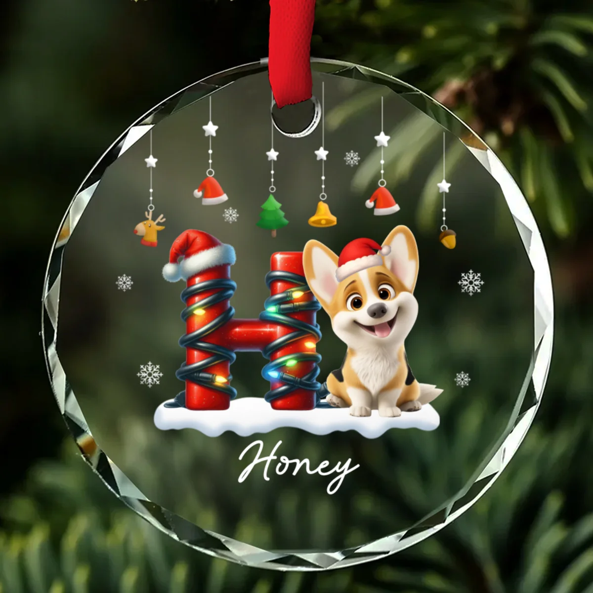This Is Yours - Personalized Custom 3D Effect Glass Ornament - Image 7