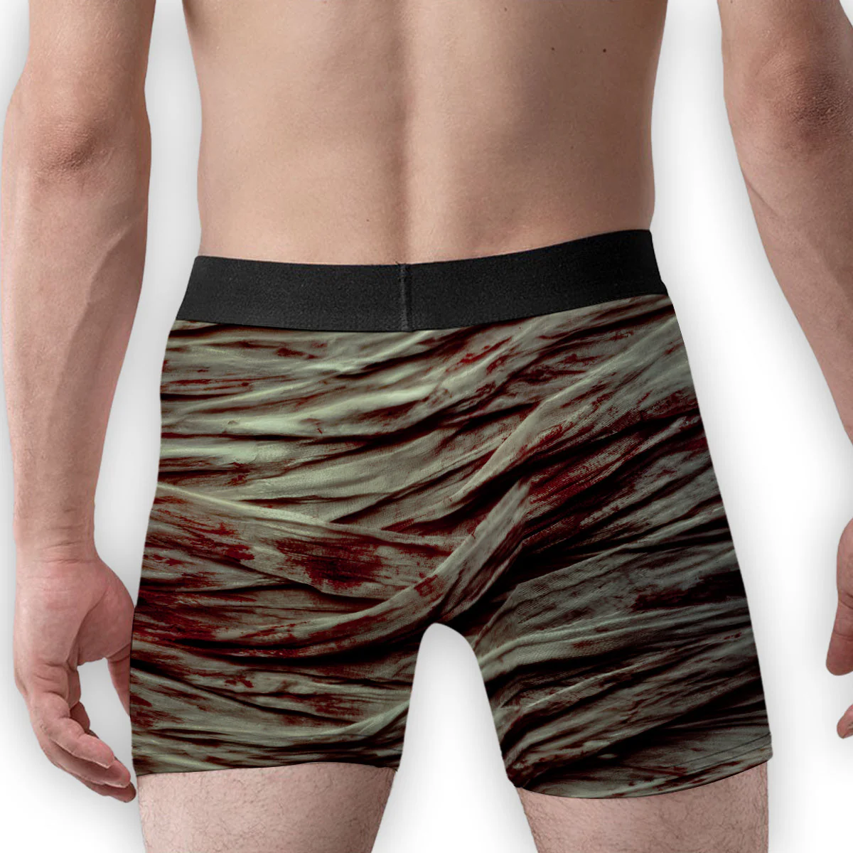 This Monster Belong To - Personalized Photo Men's Boxer Briefs - Image 3