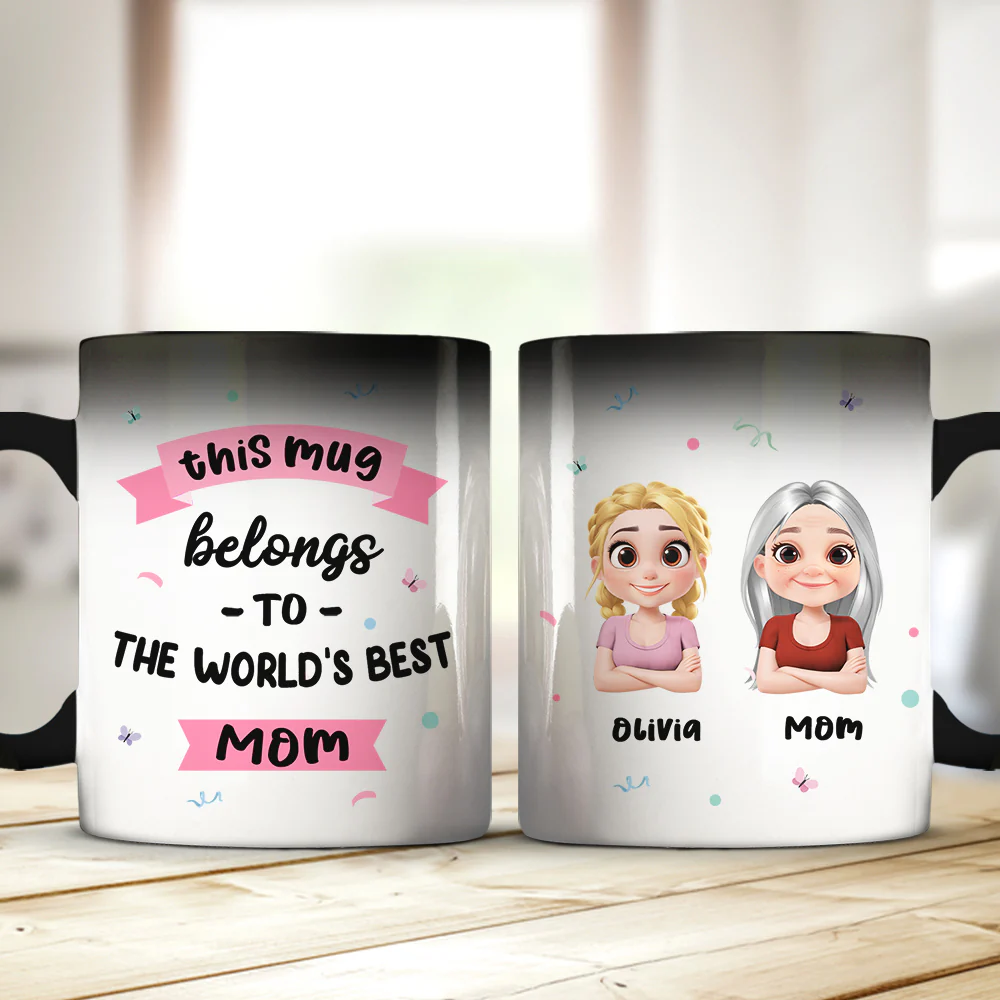This Mug Fuels Awesome Moms - Personalized Custom Color Changing Mug - Image 3
