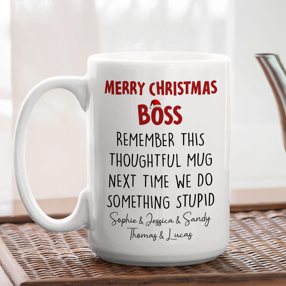 Thoughtful Gift For You - Personalized Custom Coffee Mug - Image 3