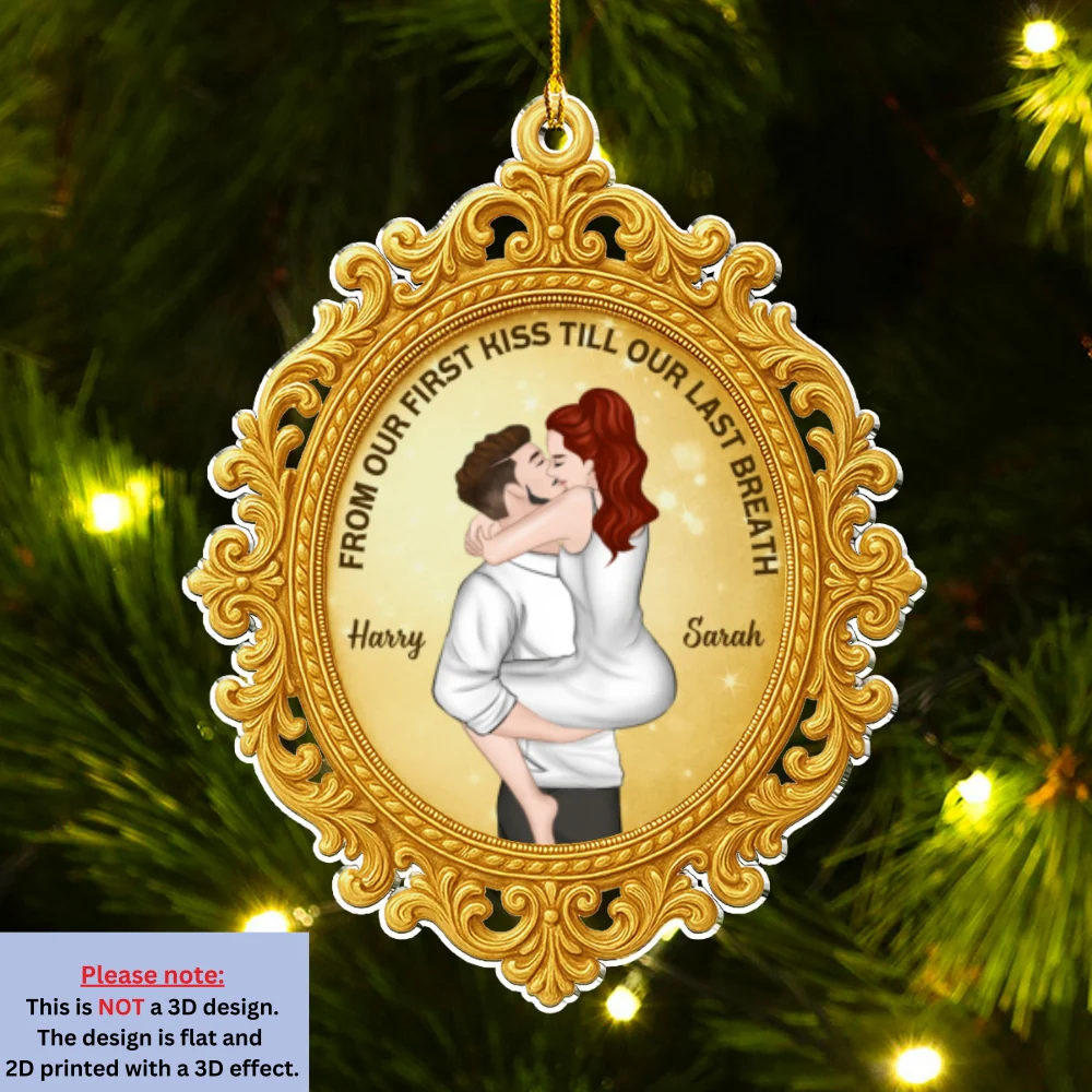 Till Our Last Breath - Personalized Custom 3D Effect Acrylic Ornament - Image 6