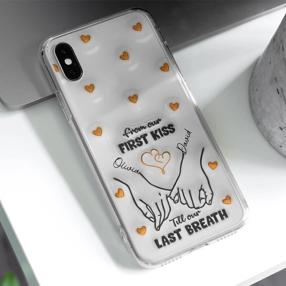 Till Our Last Breath - Personalized Custom 3D Inflated Effect Phone Case - Image 3