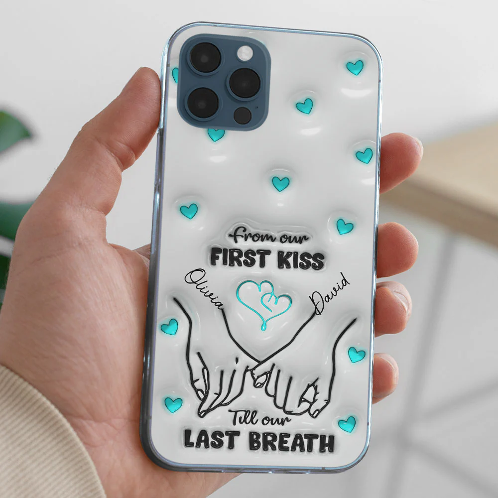 Till Our Last Breath - Personalized Custom 3D Inflated Effect Phone Case - Image 4