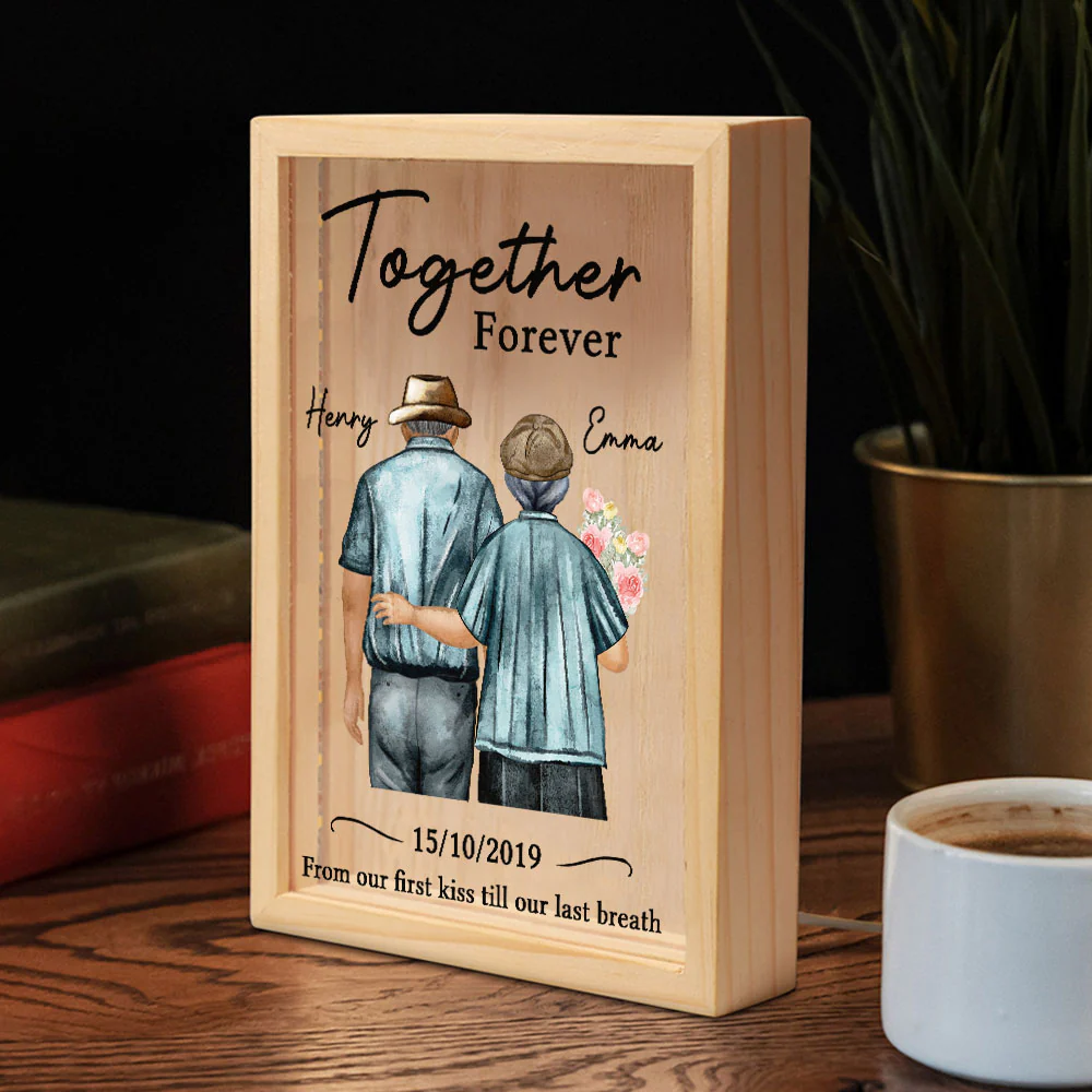 Till Our Last Breath - Personalized Custom Frame Light Box - Image 3