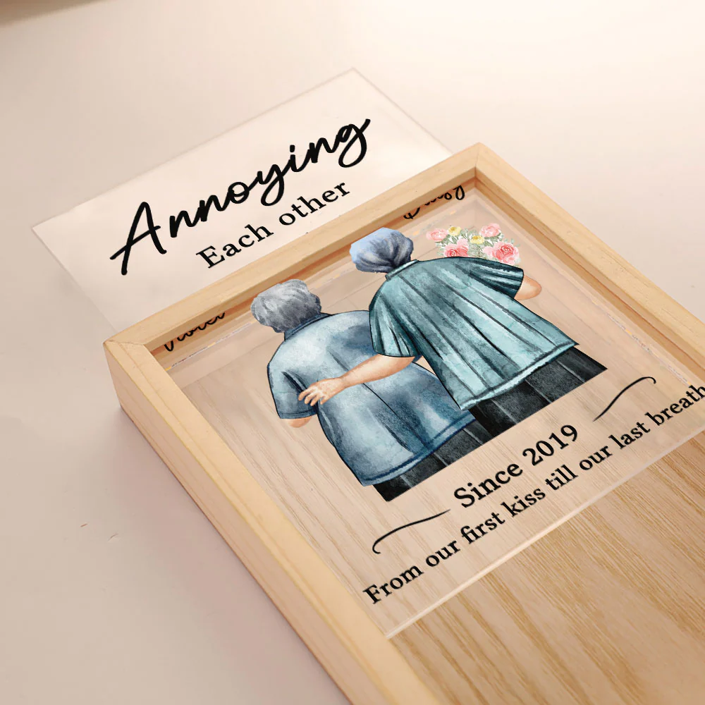 Till Our Last Breath - Personalized Custom Frame Light Box - Image 5
