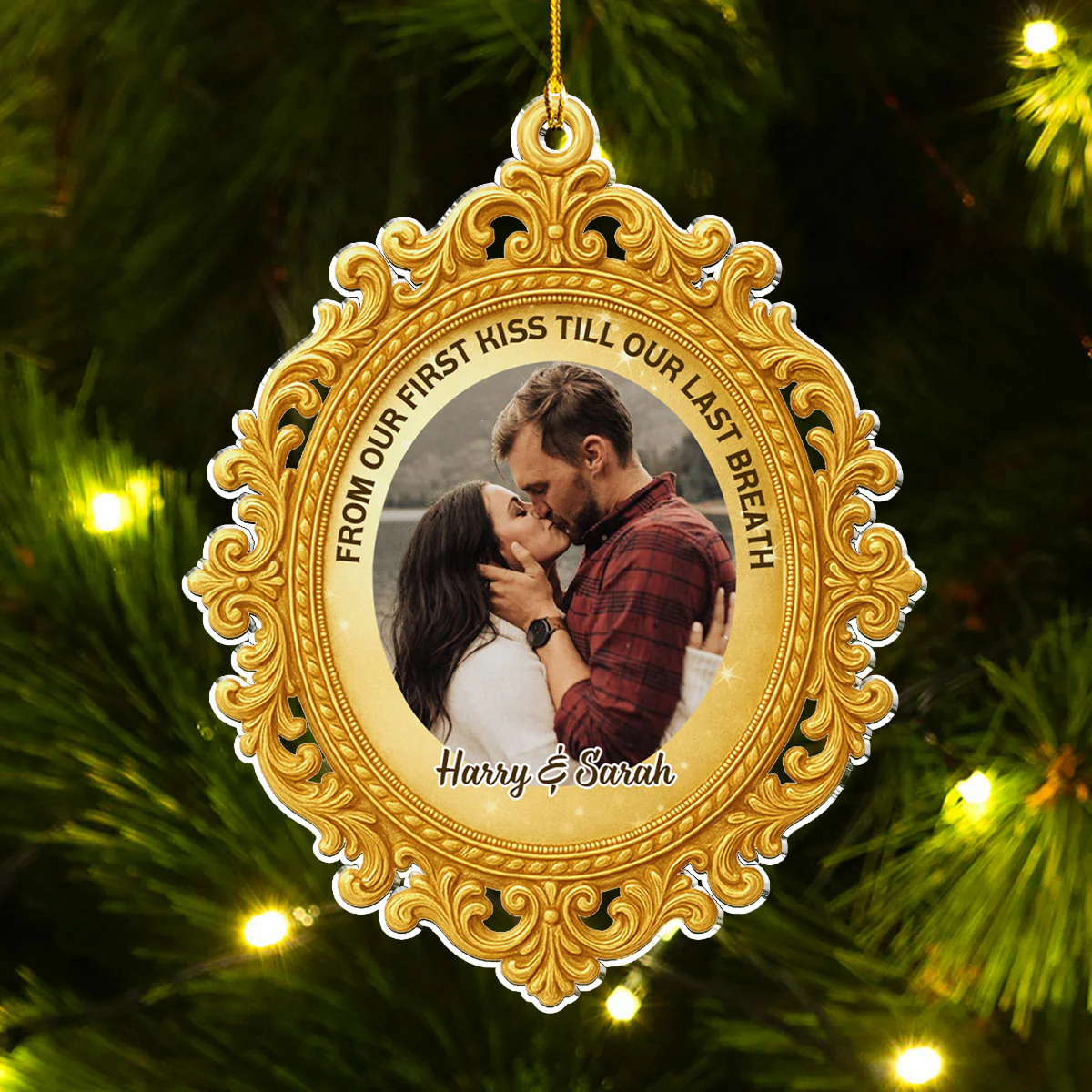 Till Our Last Breath Photo - Personalized Custom 3D Effect Acrylic Ornament - Image 4