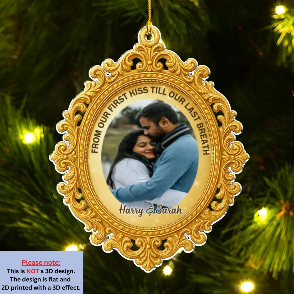 Till Our Last Breath Photo - Personalized Custom 3D Effect Acrylic Ornament - Image 6