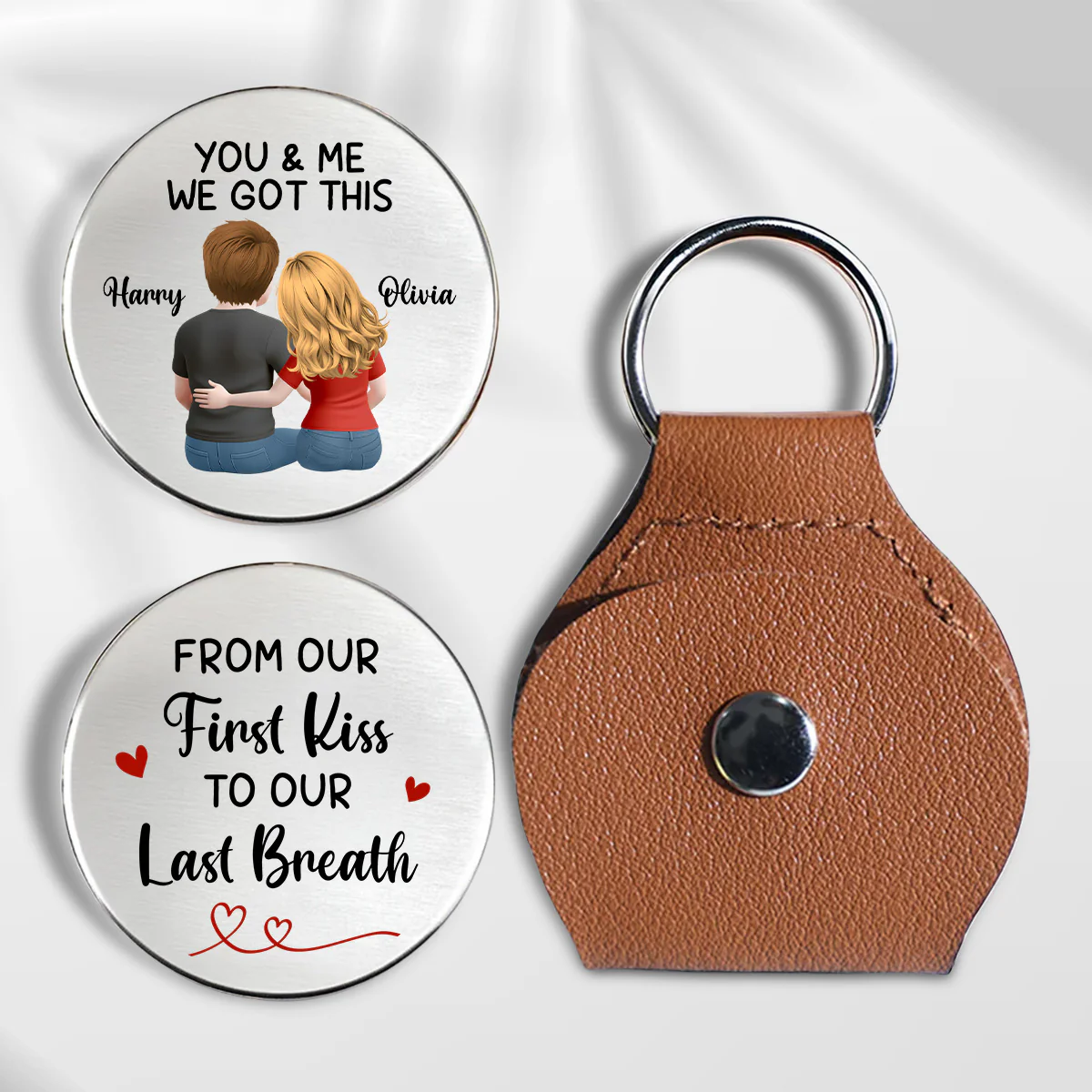 Till The Very End - Personalized Custom Pocket Hug