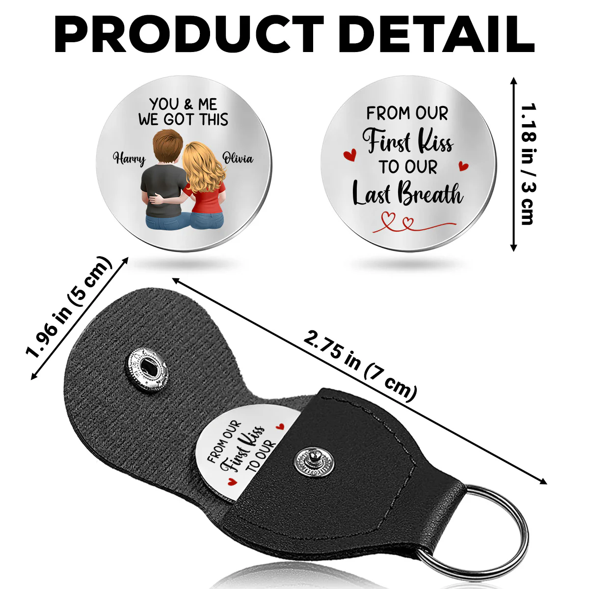 Till The Very End - Personalized Custom Pocket Hug - Image 5