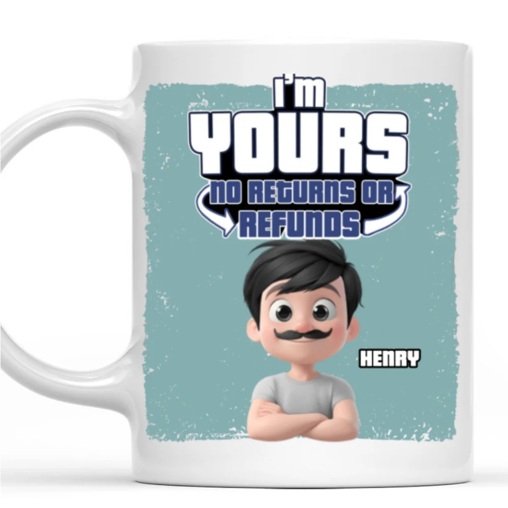 To Dad No Returns Or Refunds - Personalized Custom Coffee Mug - Image 6