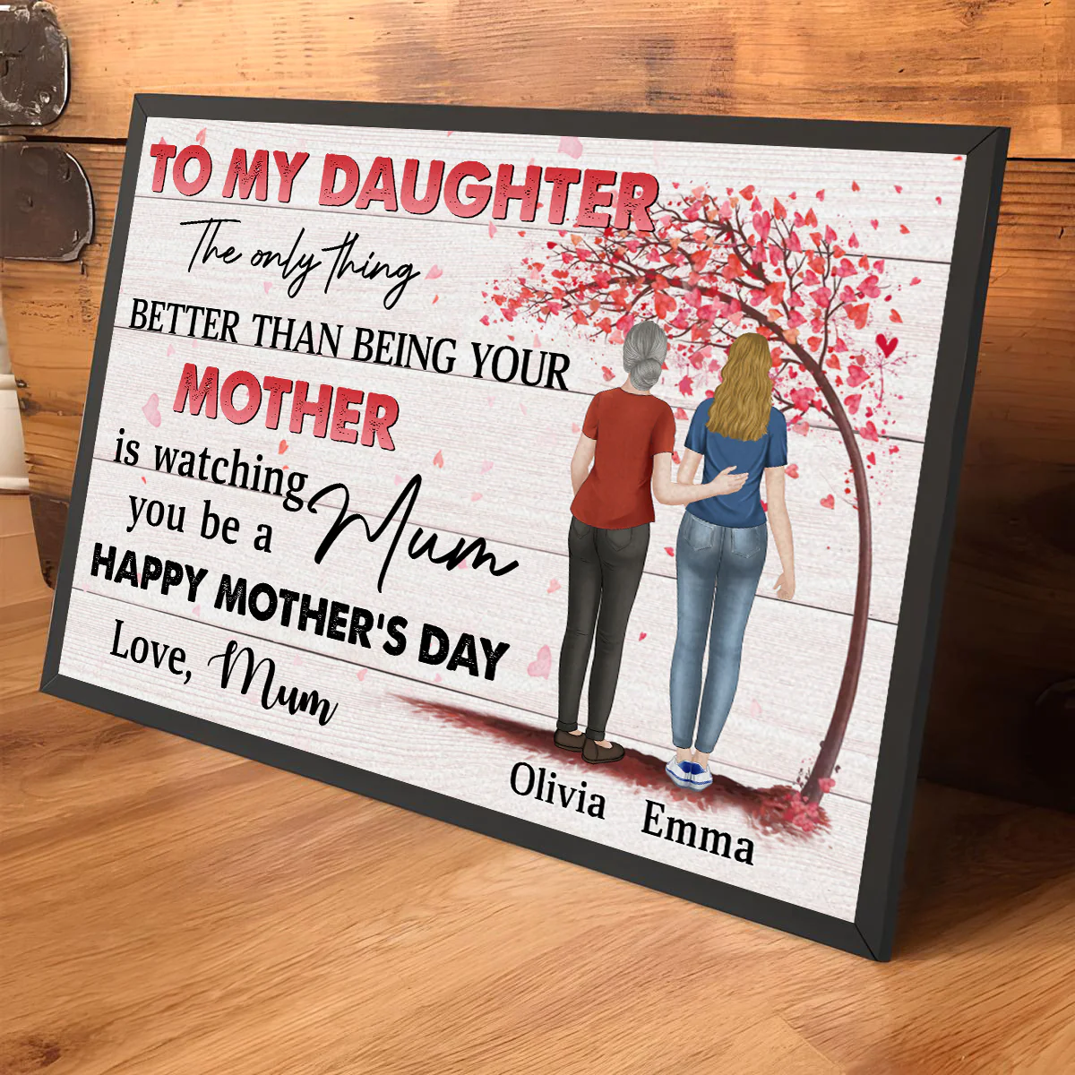 To My Daughter - Personalized Custom Poster - Image 4