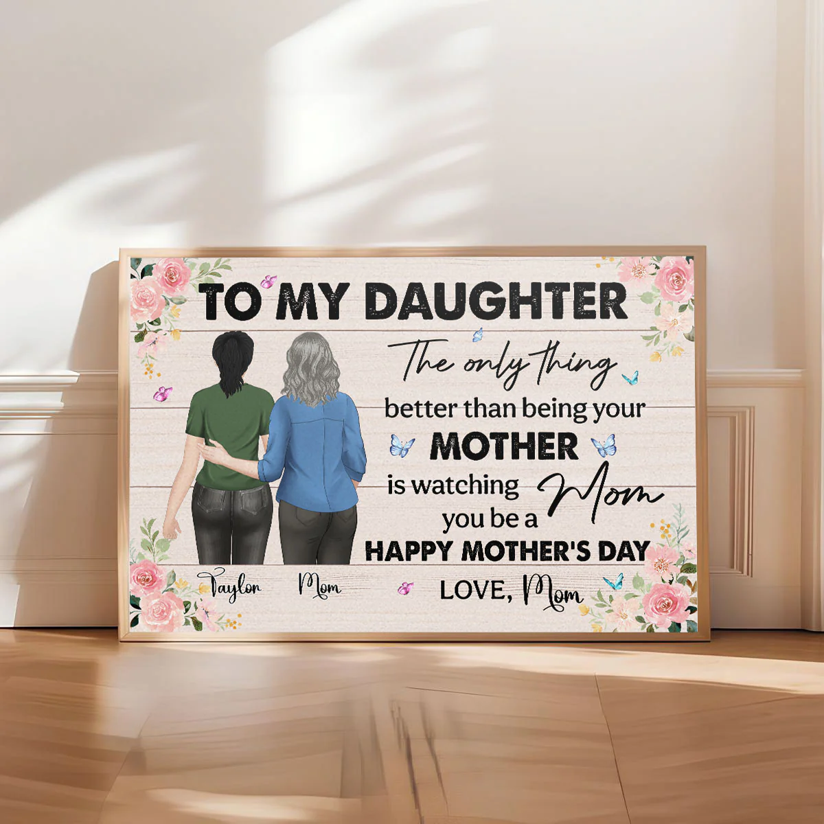 To My Daughter - Personalized Custom Poster - Image 5