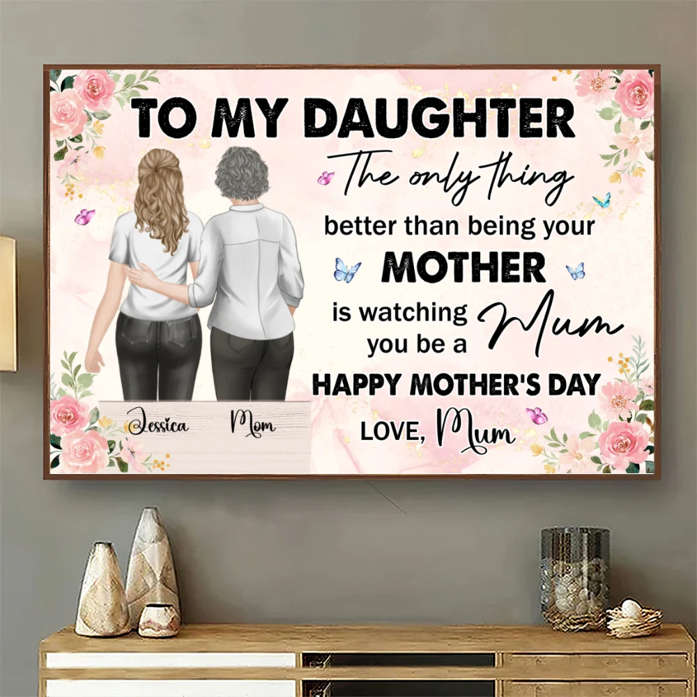 To My Daughter - Personalized Custom Poster - Image 8