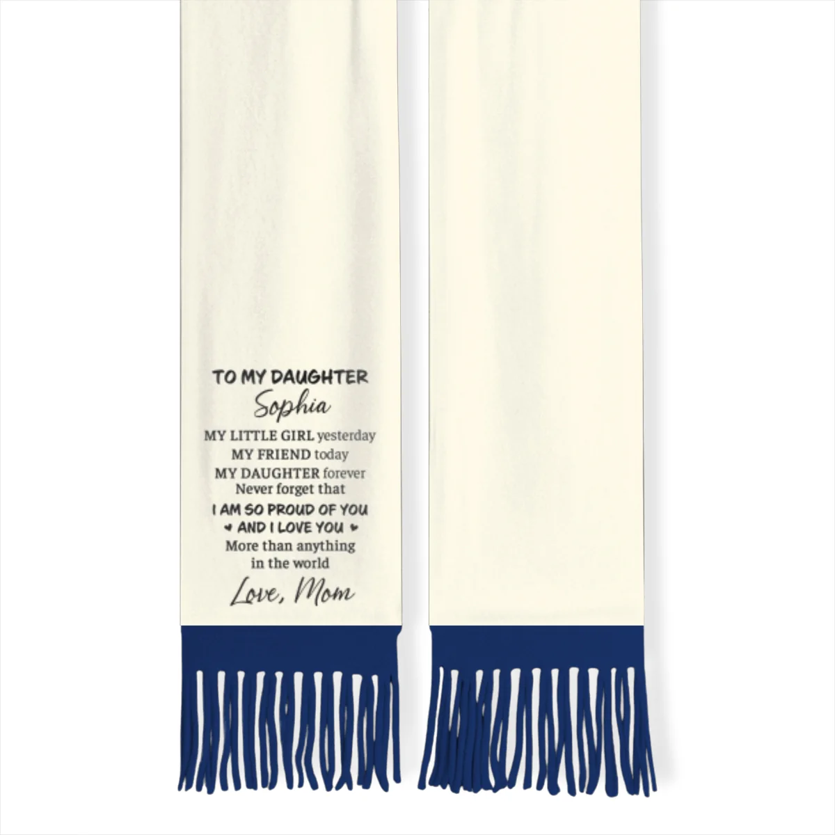 To My Daughter - Personalized Custom Scarf - Image 9