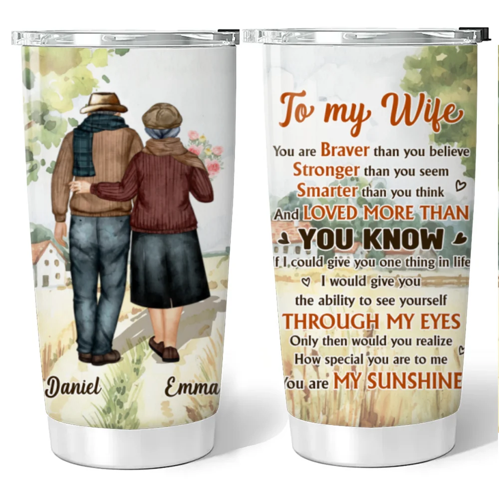 To My Destiny - Personalized Custom Tumbler - Image 6