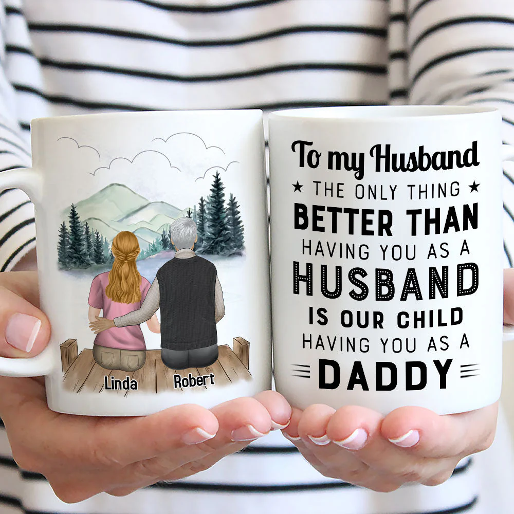 To My Husband - Personalized Custom Coffee Mug - Image 4