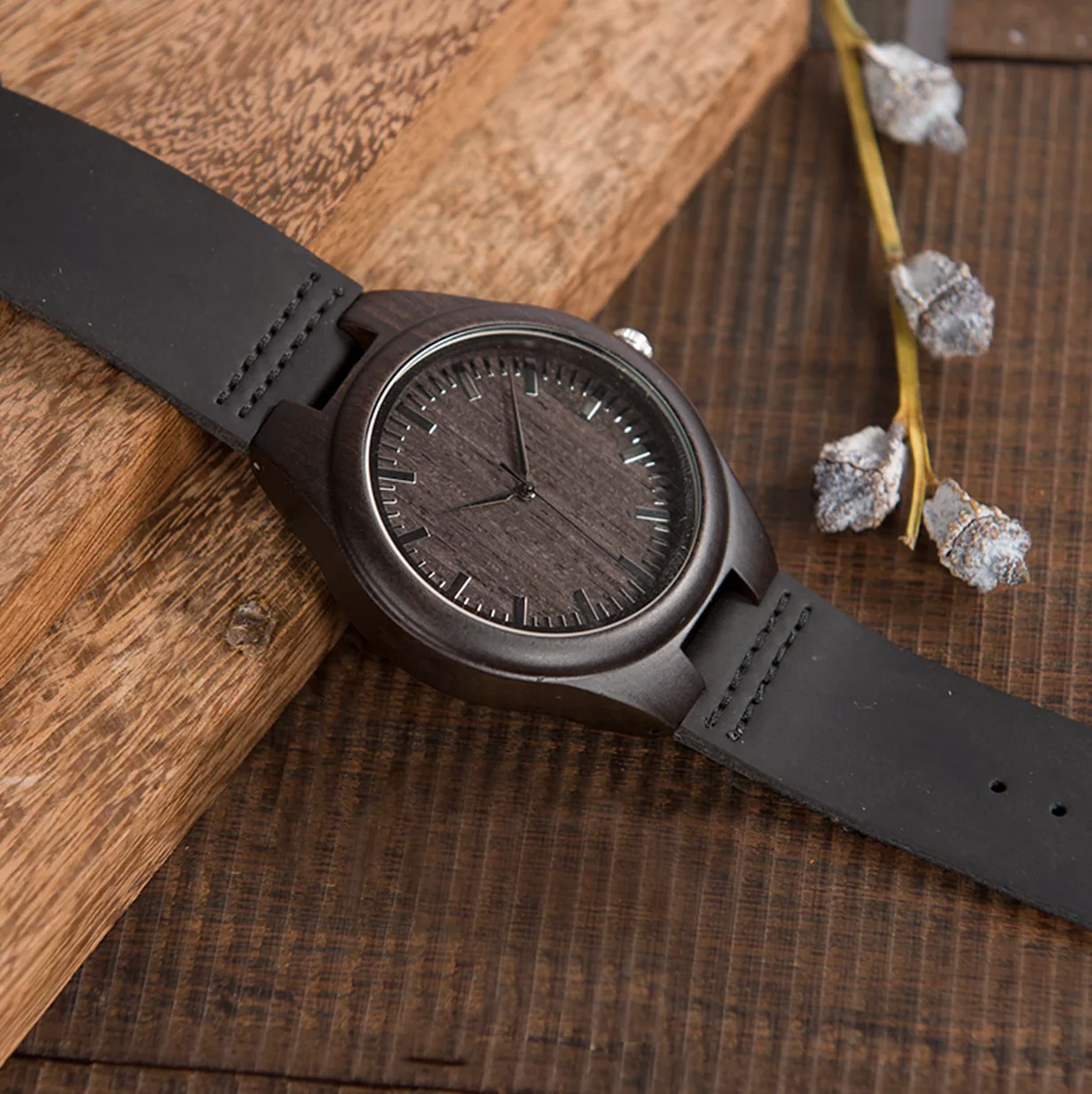 To My Husband - Personalized Custom Wood Watch - Image 7