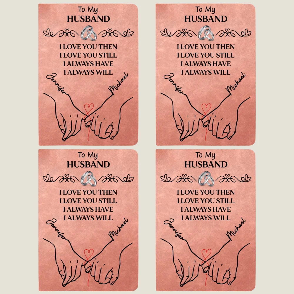 To My Husband Soulmate Best Friend - Personalized Custom Leather Journal - Image 11