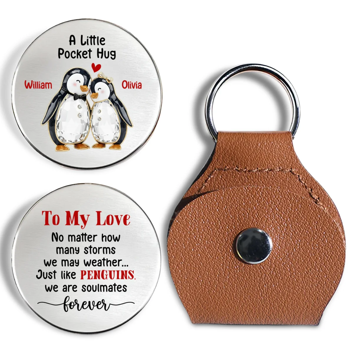 To My Love - Personalized Custom Pocket Hug - Image 7