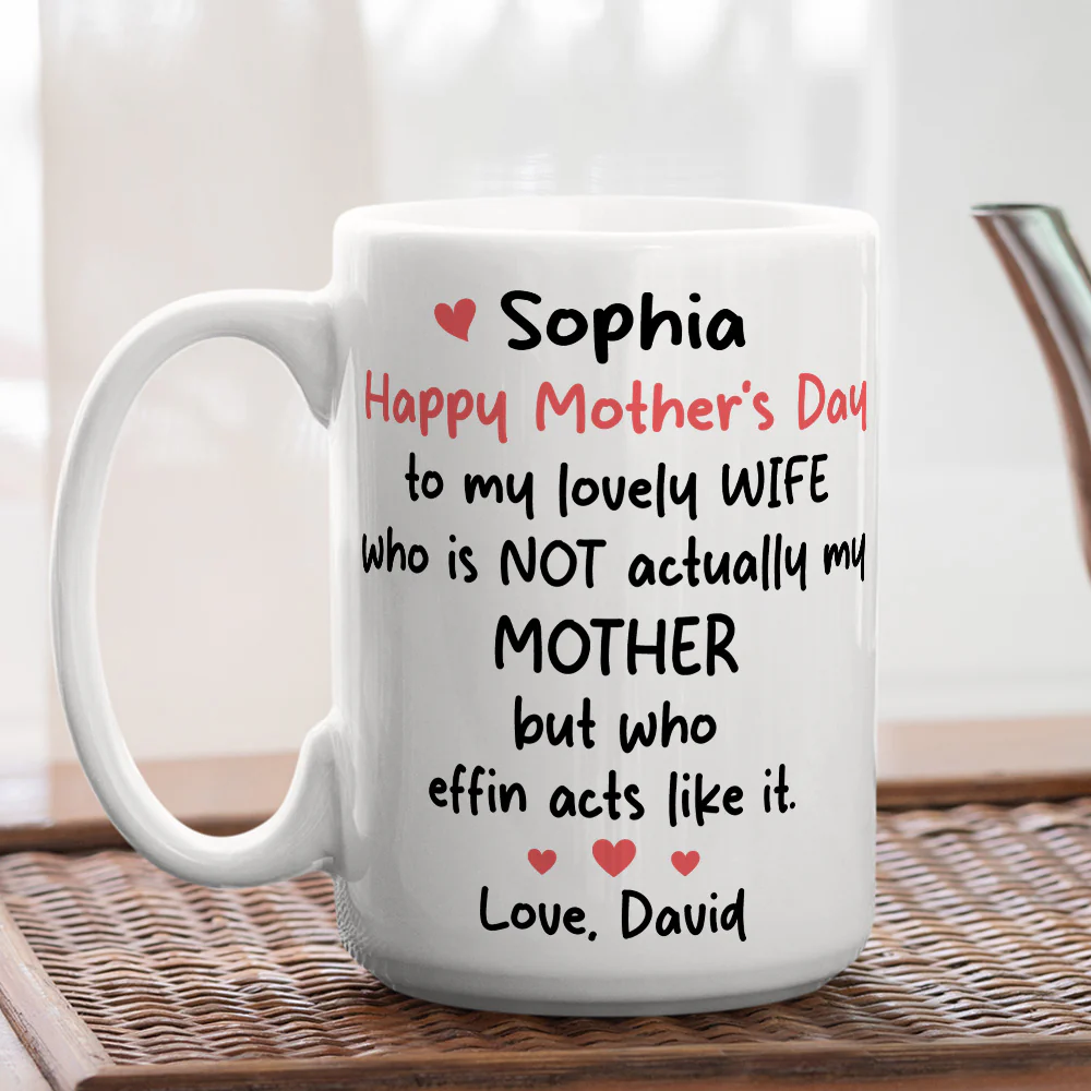 To My Lovely Wife - Personalized Custom Coffee Mug - Image 4