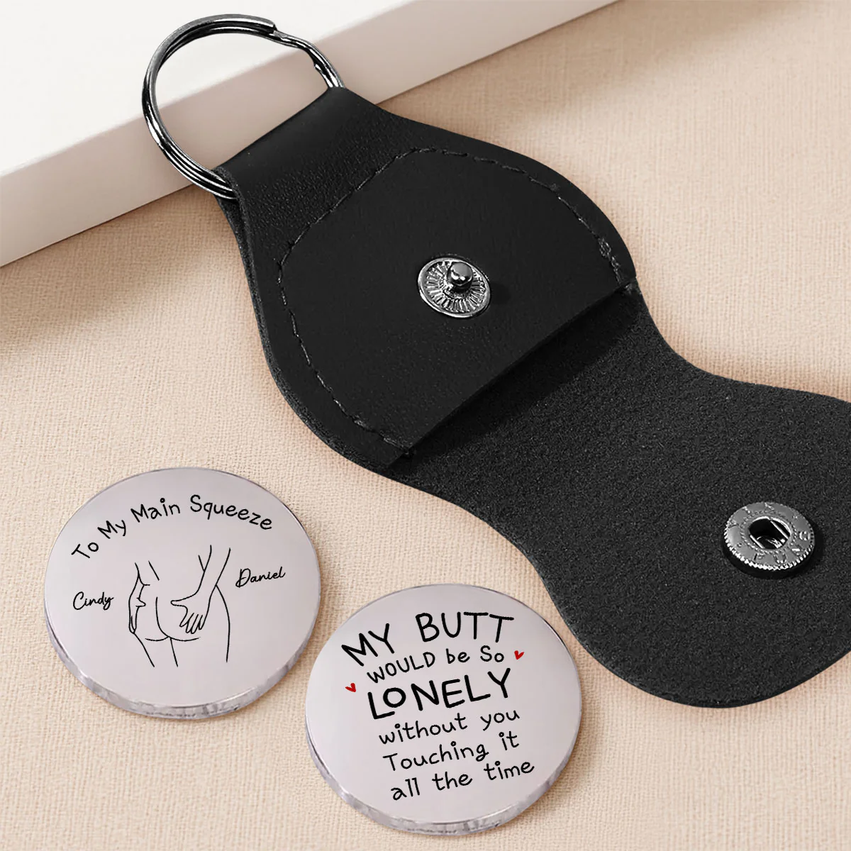 To My Main Squeeze - Personalized Custom Pocket Hug - Image 2