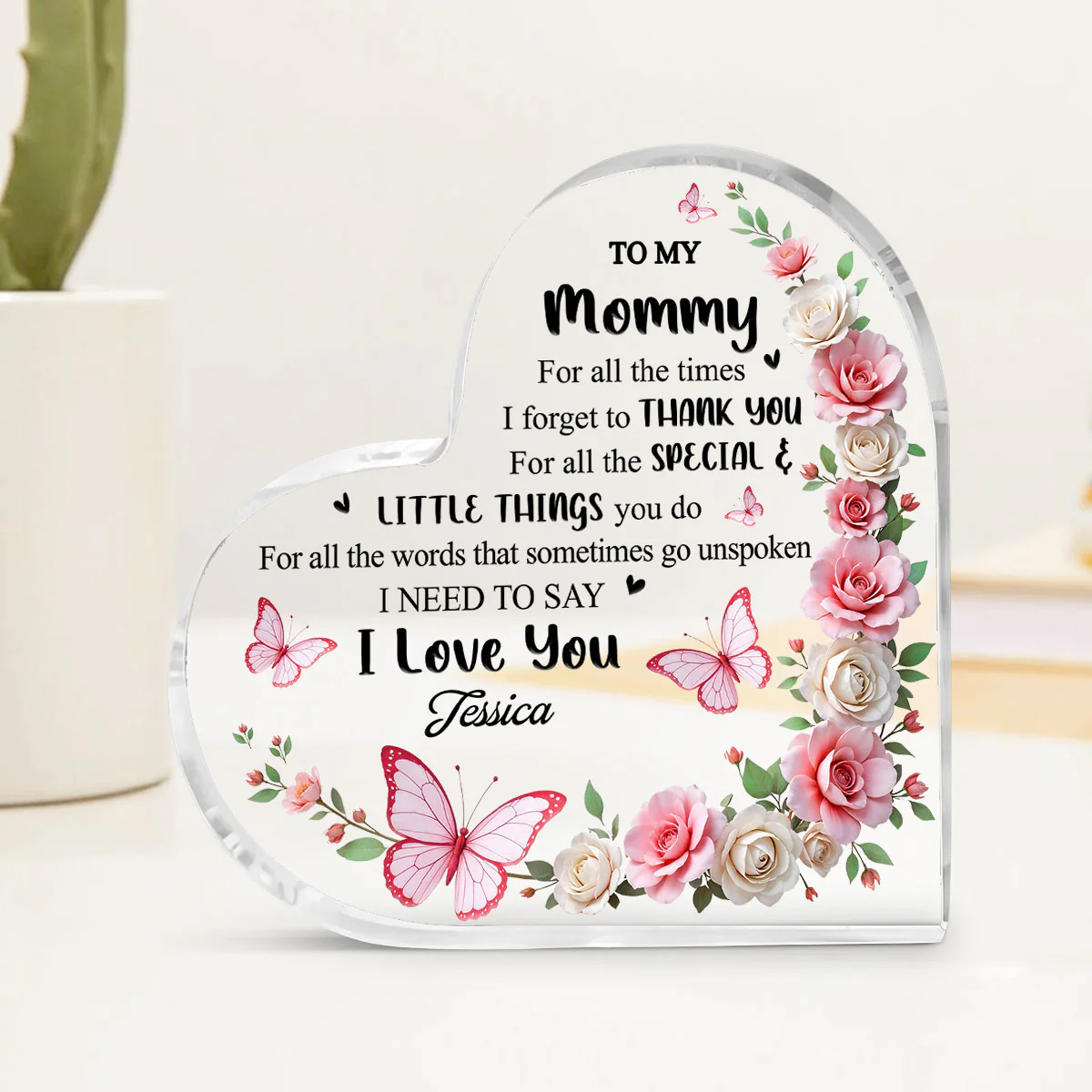 To My Mother - Personalized Custom Acrylic Plaque - Image 2