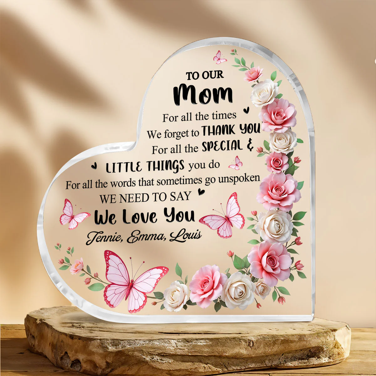 To My Mother - Personalized Custom Acrylic Plaque - Image 4