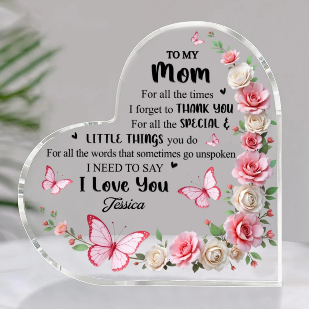 To My Mother - Personalized Custom Acrylic Plaque - Image 5
