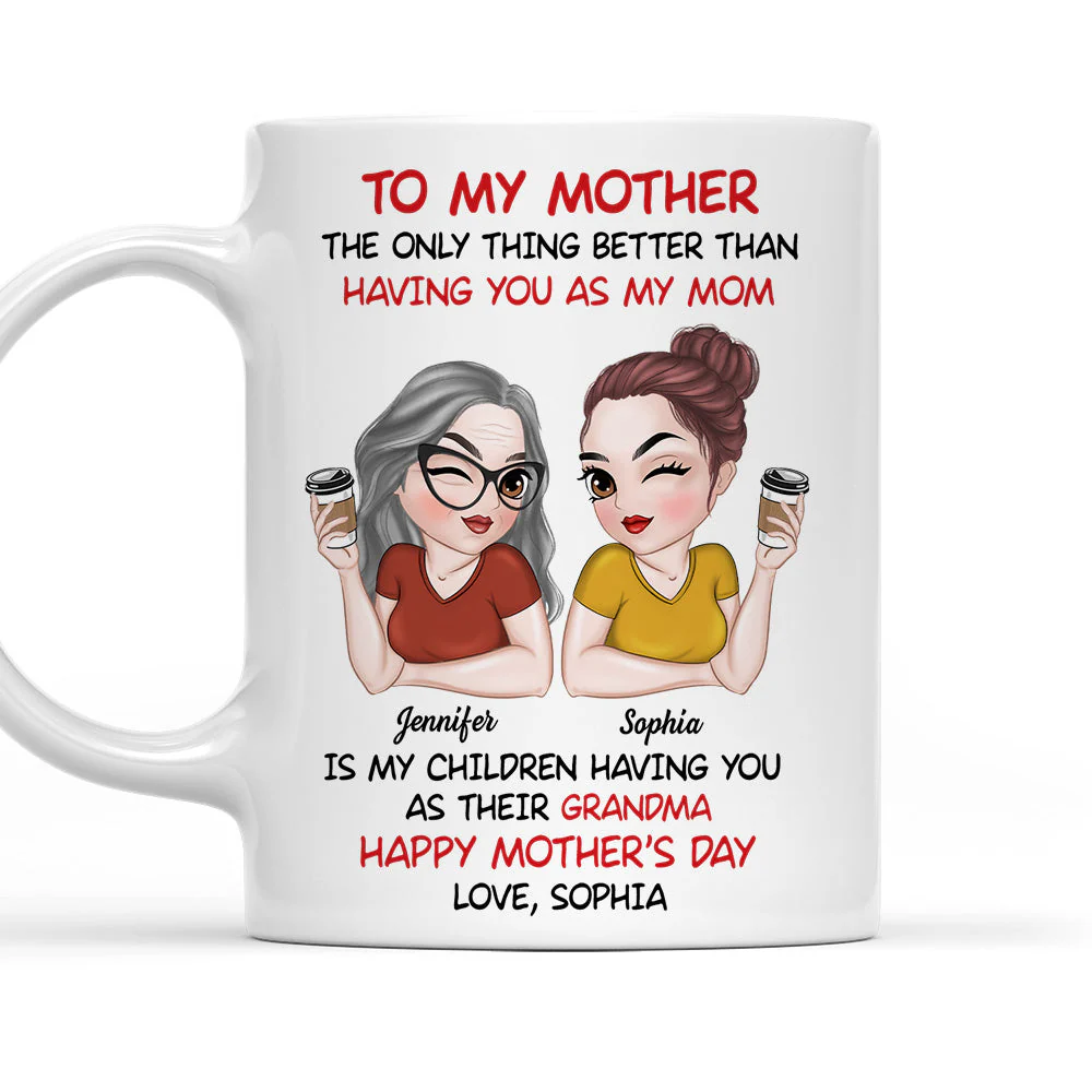 To My Mother - Personalized Custom Coffee Mug