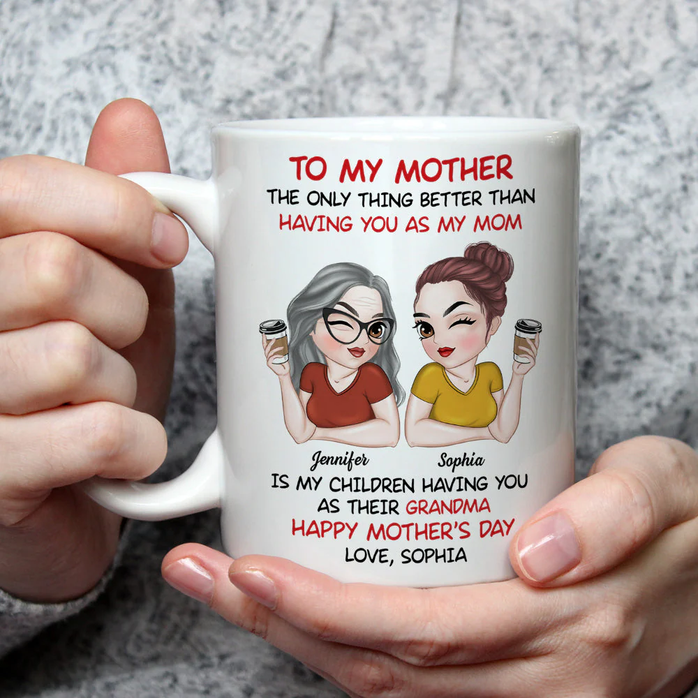 To My Mother - Personalized Custom Coffee Mug - Image 2