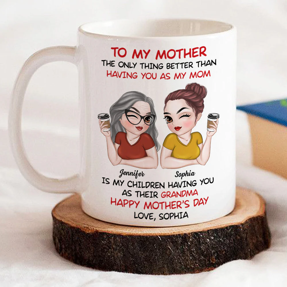 To My Mother - Personalized Custom Coffee Mug - Image 3