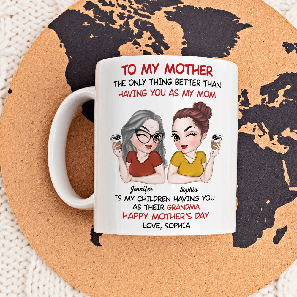 To My Mother - Personalized Custom Coffee Mug - Image 4