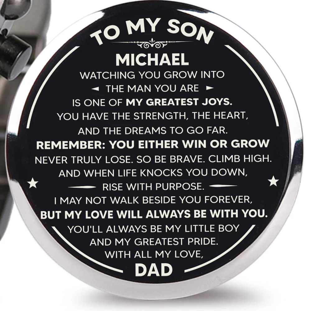To My Pride - Personalized Engraved Wooden Watches GQ026 - Image 2