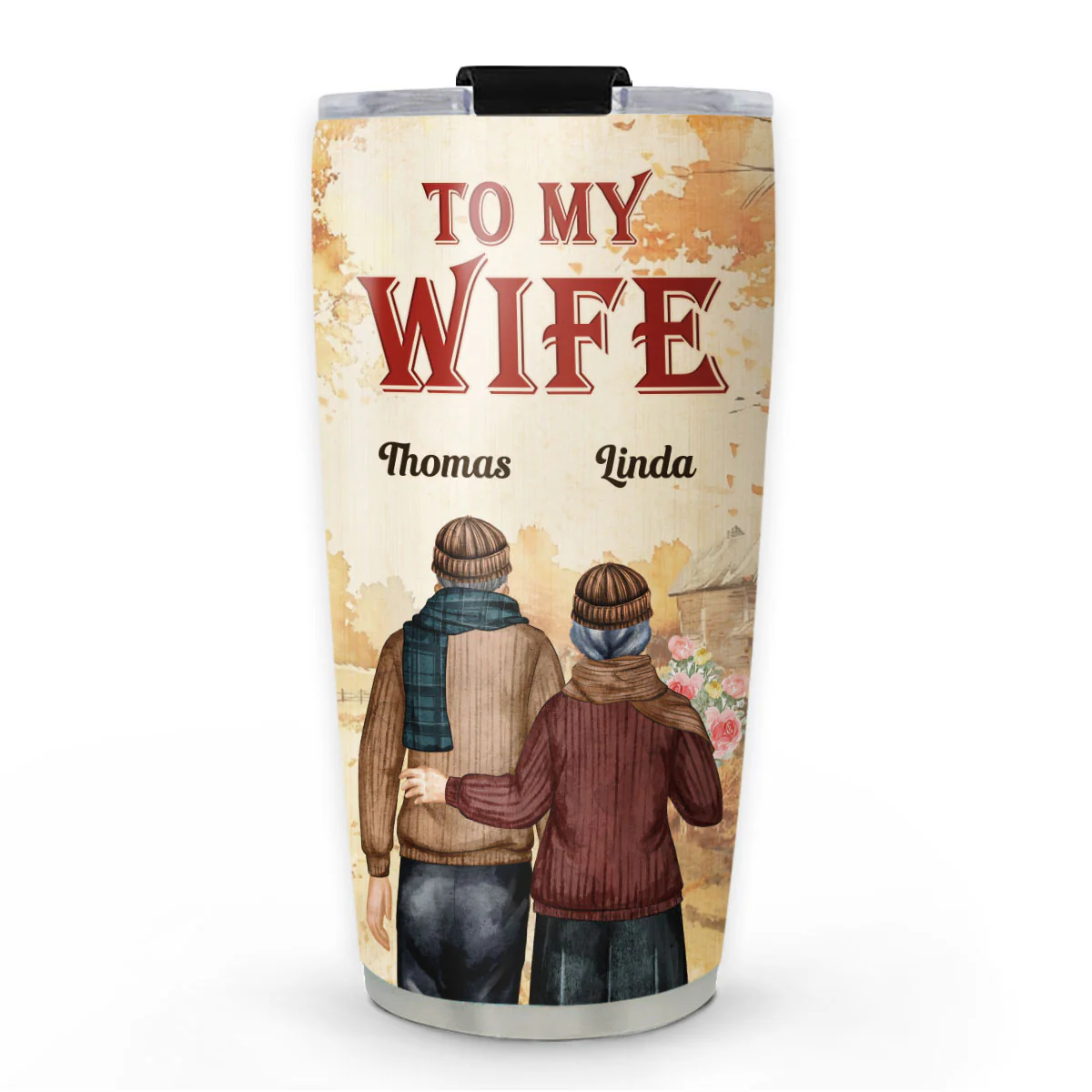 To My Queen - Personalized Custom Tumbler