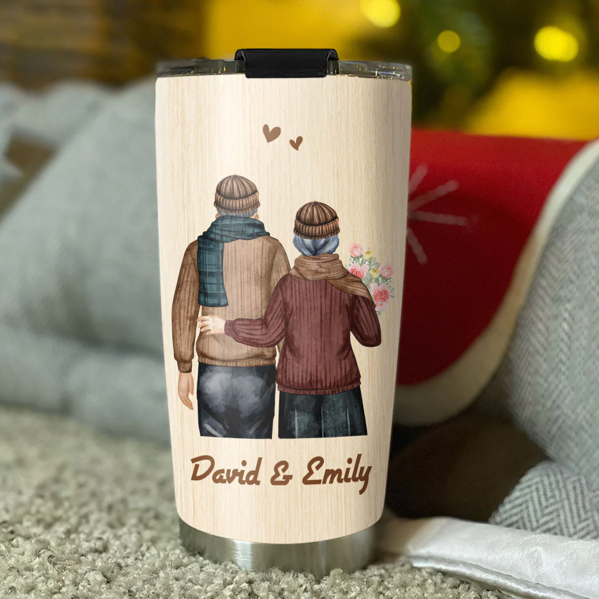 To My Queen - Personalized Custom Tumbler - Image 3