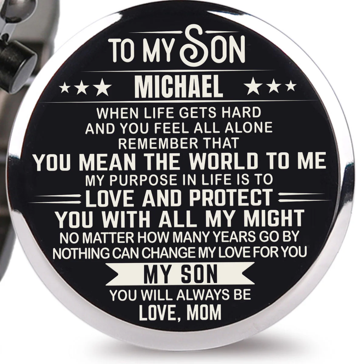 You Mean The World To Me - Personalized Engraved Wooden Watches GQ026 - Image 2