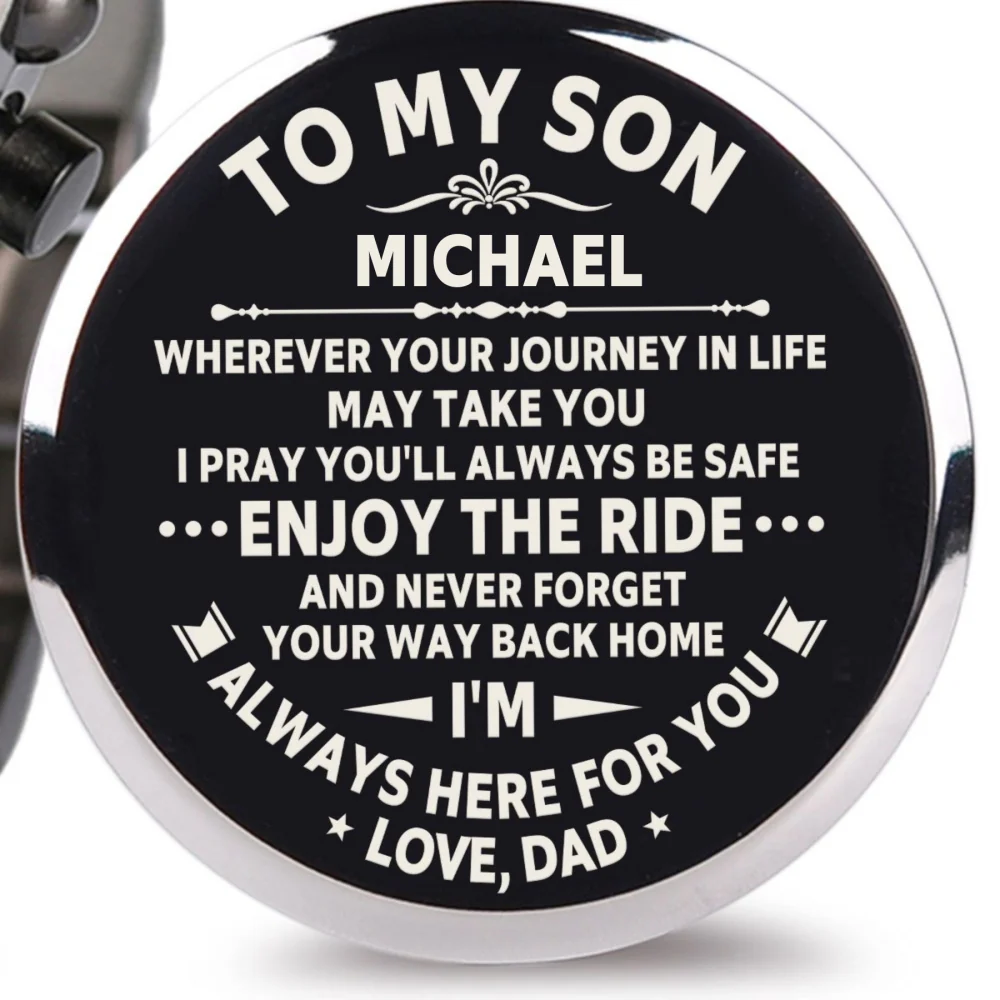 To My Son - Personalized Engraved Wooden Watches GQ026 - Image 6