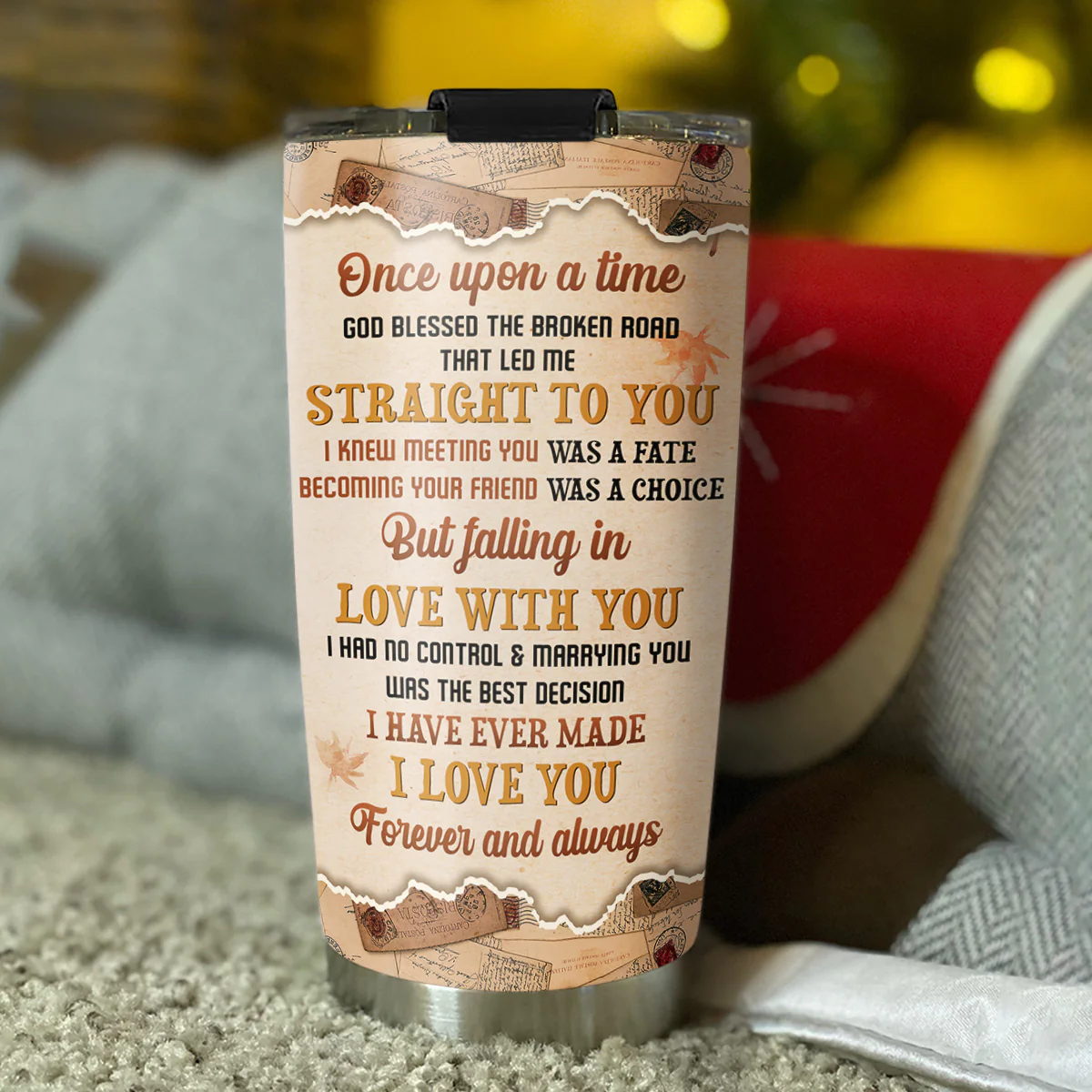 To My Wife - Personalized Custom Tumbler - Image 3