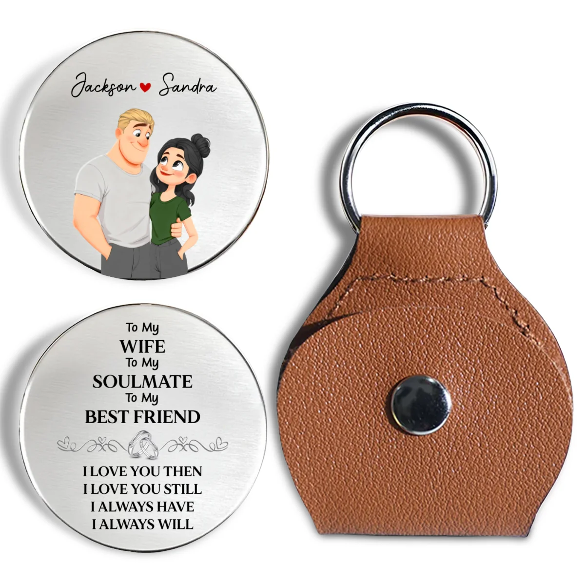 To My Wife Soulmate Best Friend 2 - Personalized Custom Pocket Hug - Image 6