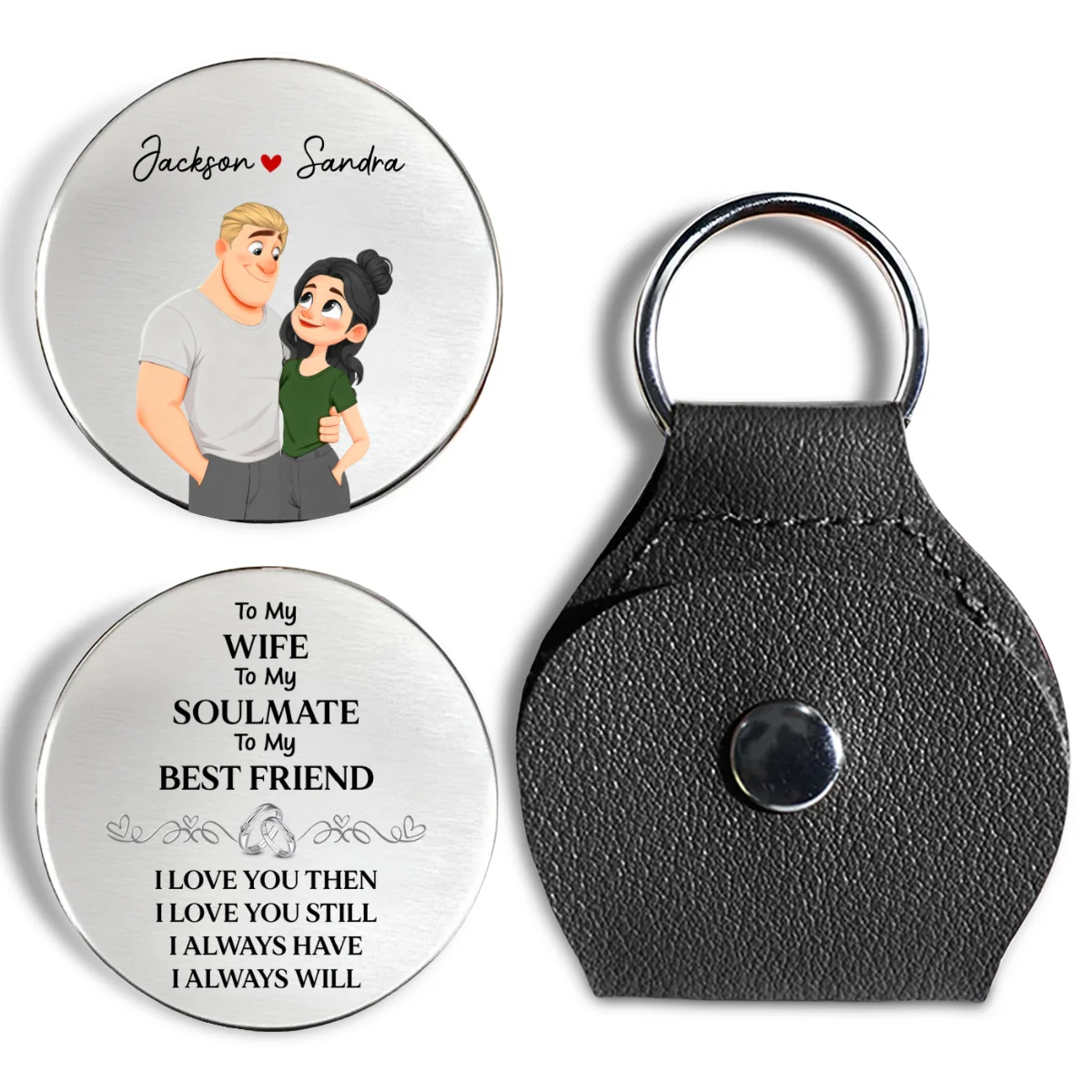 To My Wife Soulmate Best Friend 2 - Personalized Custom Pocket Hug - Image 7