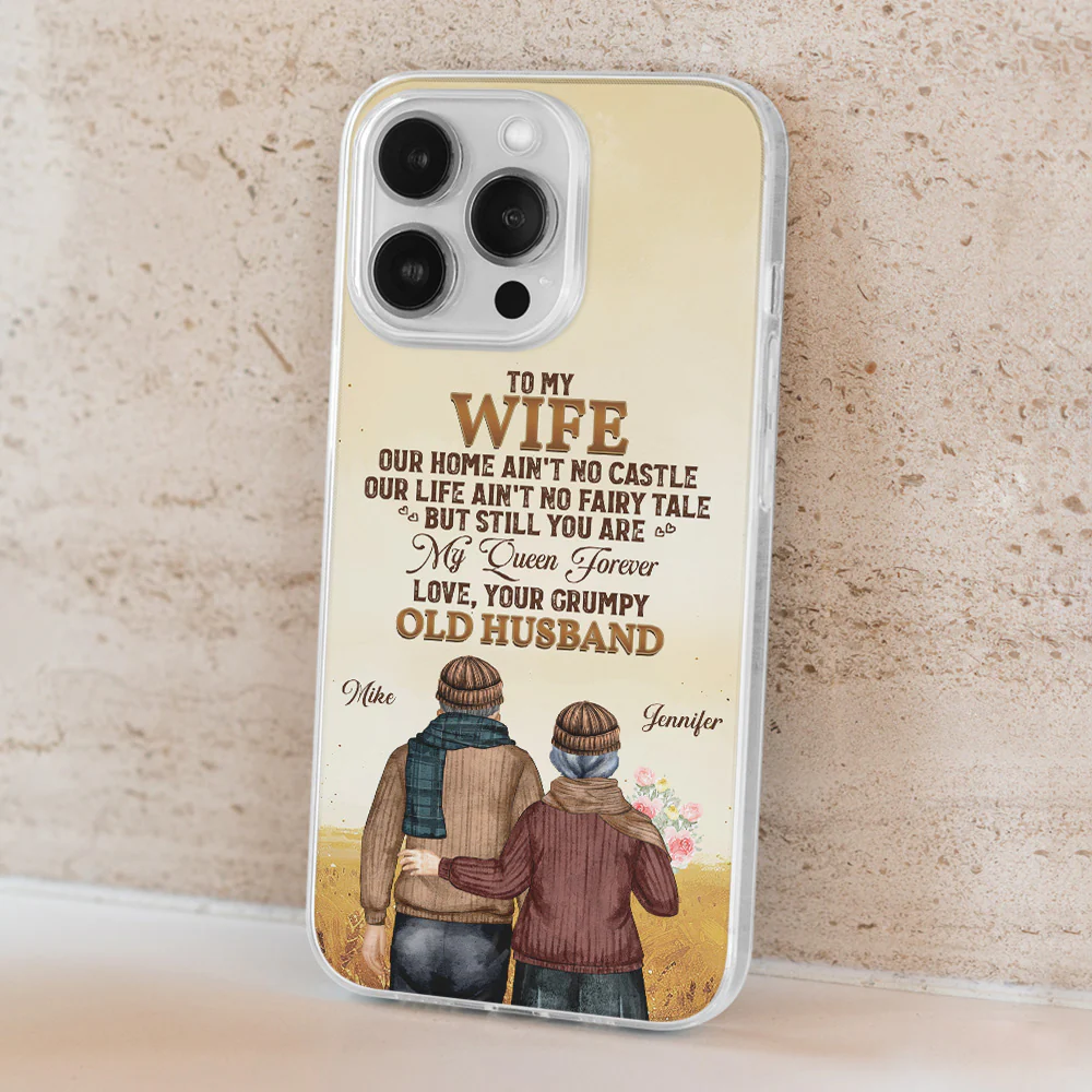 To My Wife You Are My Queen Forever - Personalized Custom Phone Case - Image 2