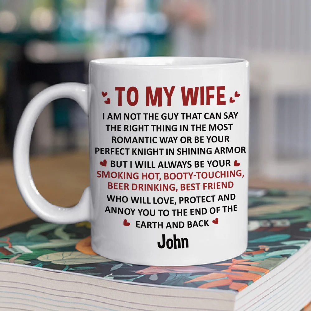 To My Wifey - Personalized Custom Coffee Mug - Image 2