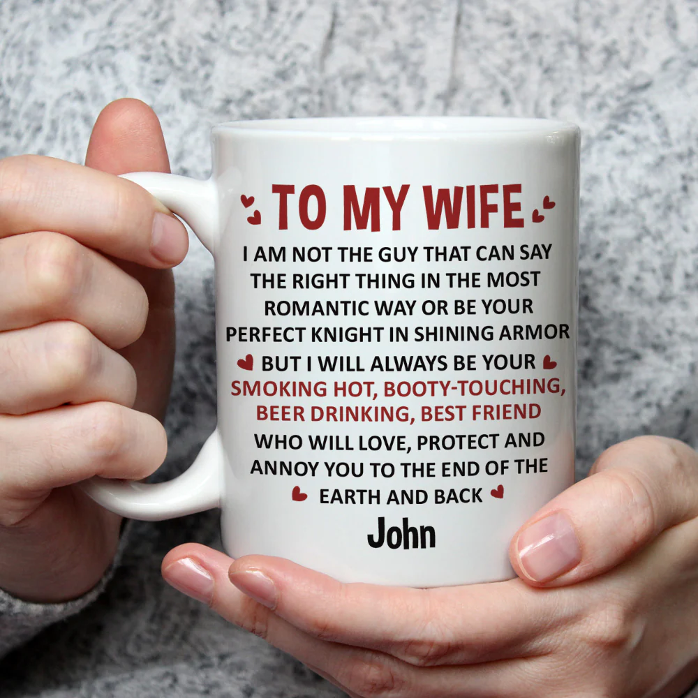 To My Wifey - Personalized Custom Coffee Mug - Image 3