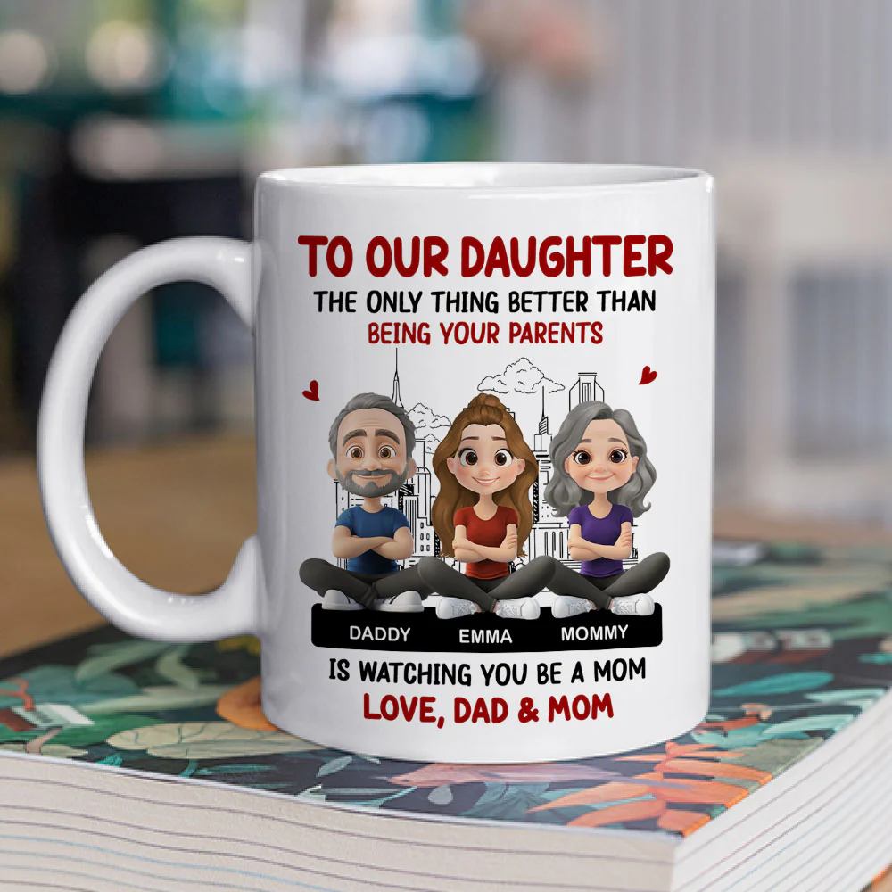 To Our Child - Personalized Custom Coffee Mug - Image 2