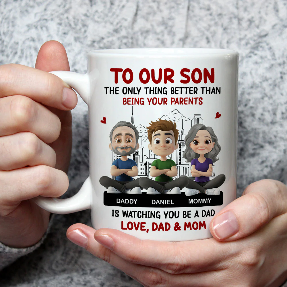 To Our Child - Personalized Custom Coffee Mug - Image 3