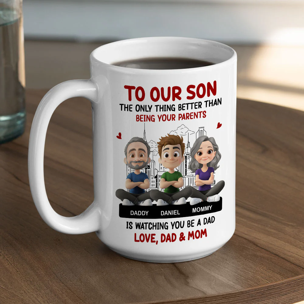To Our Child - Personalized Custom Coffee Mug - Image 4