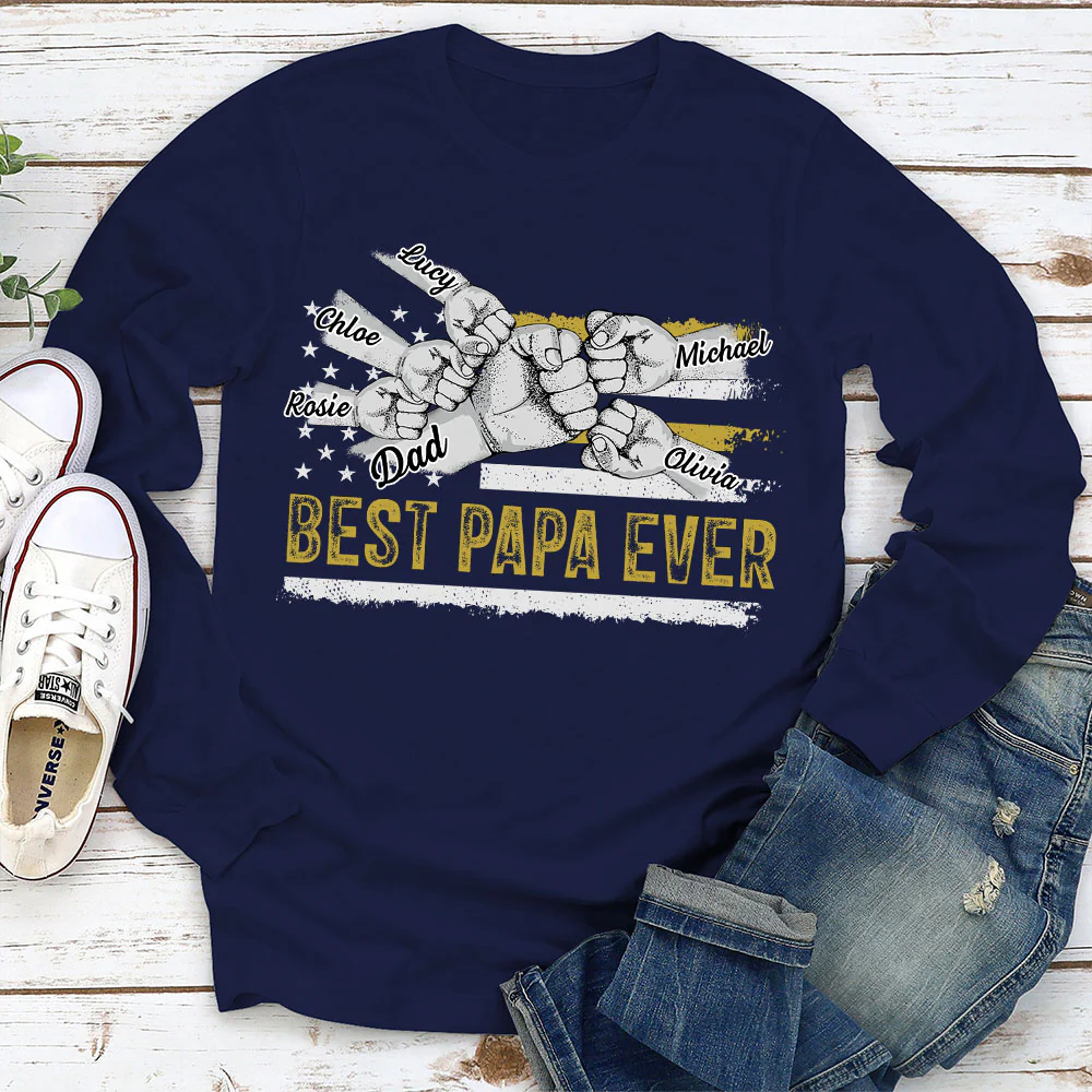 To The Best Dad - Personalized Custom Shirt - Image 5